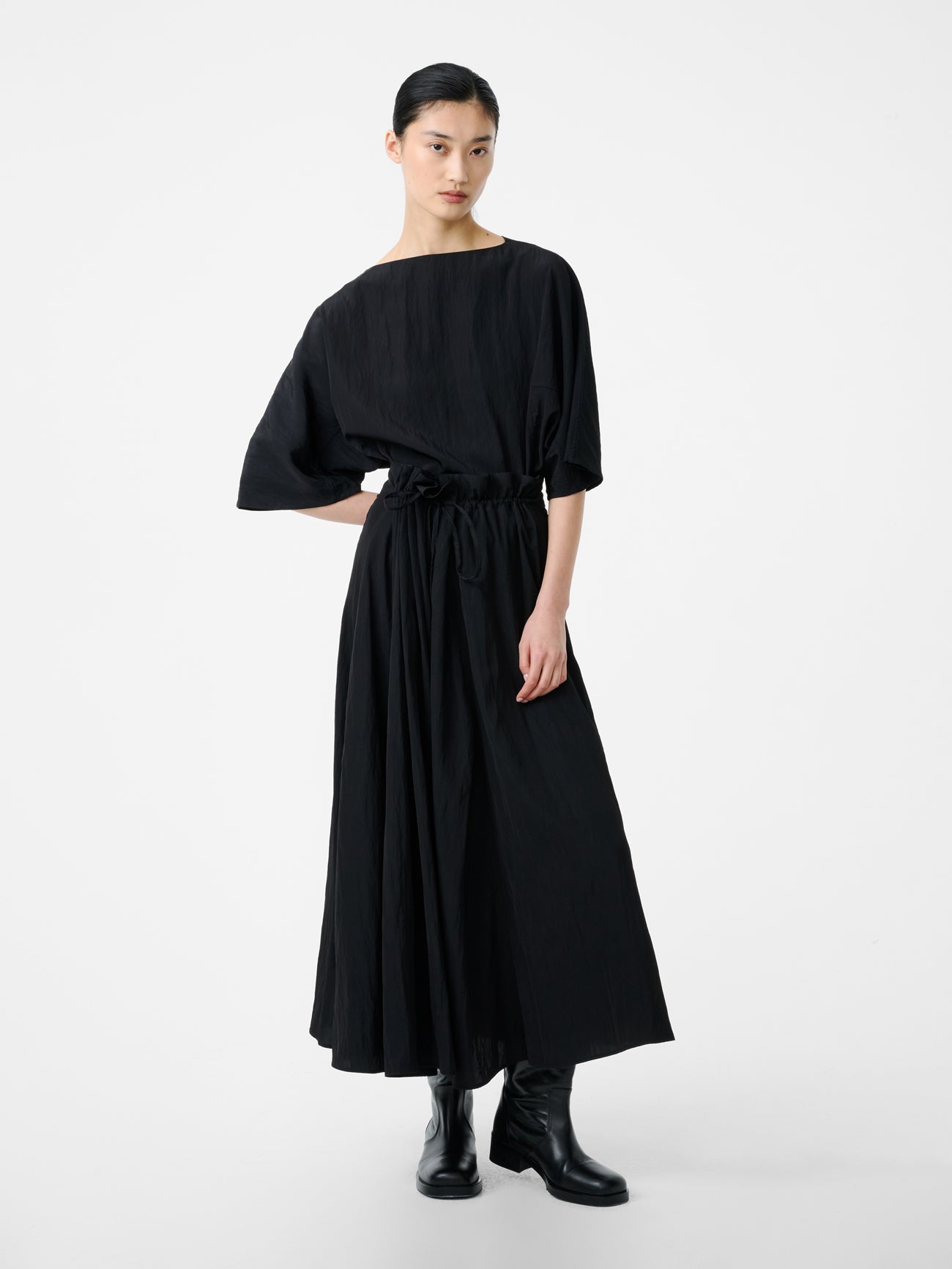Messina Skirt in Black - Studio Nicholson