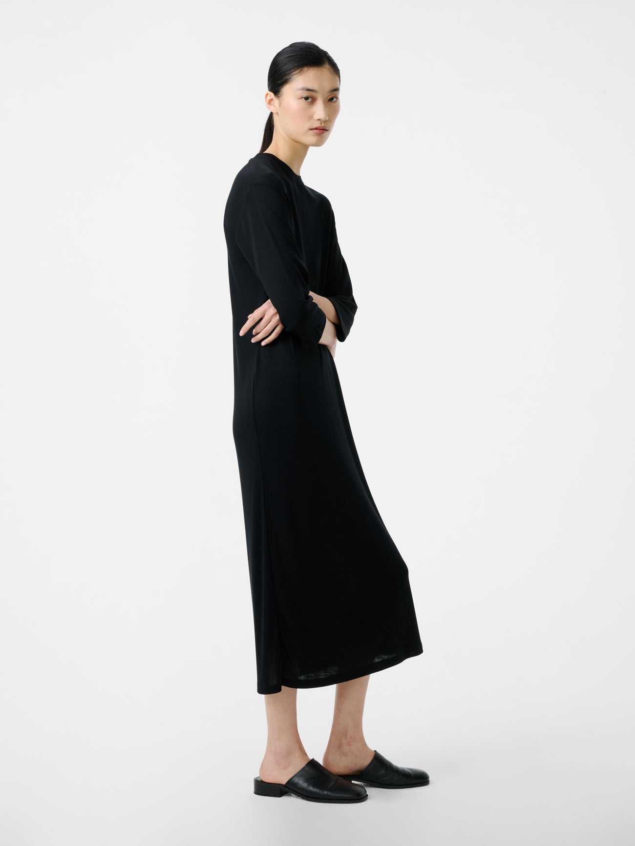 Milner Jersey Dress in Black - Studio Nicholson