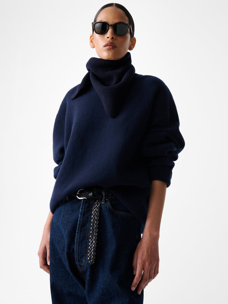 Moray Knit in Dark Navy
