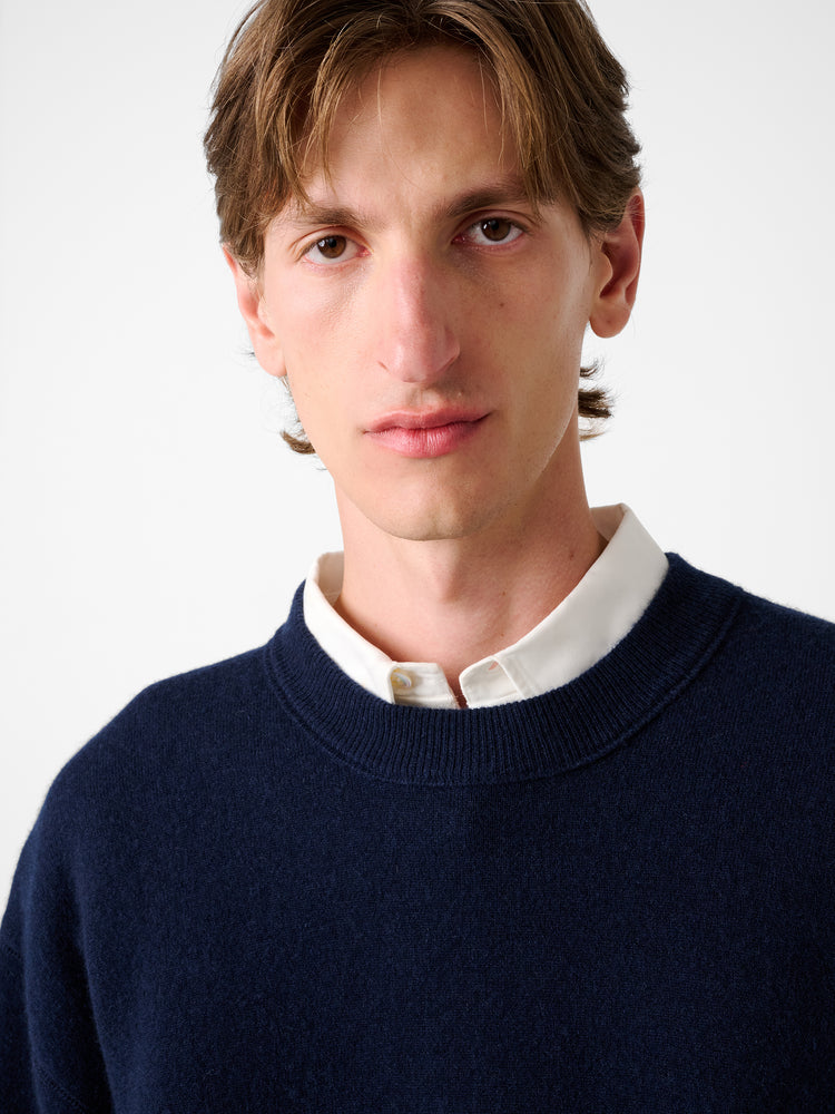 Moray Knit in Dark Navy
