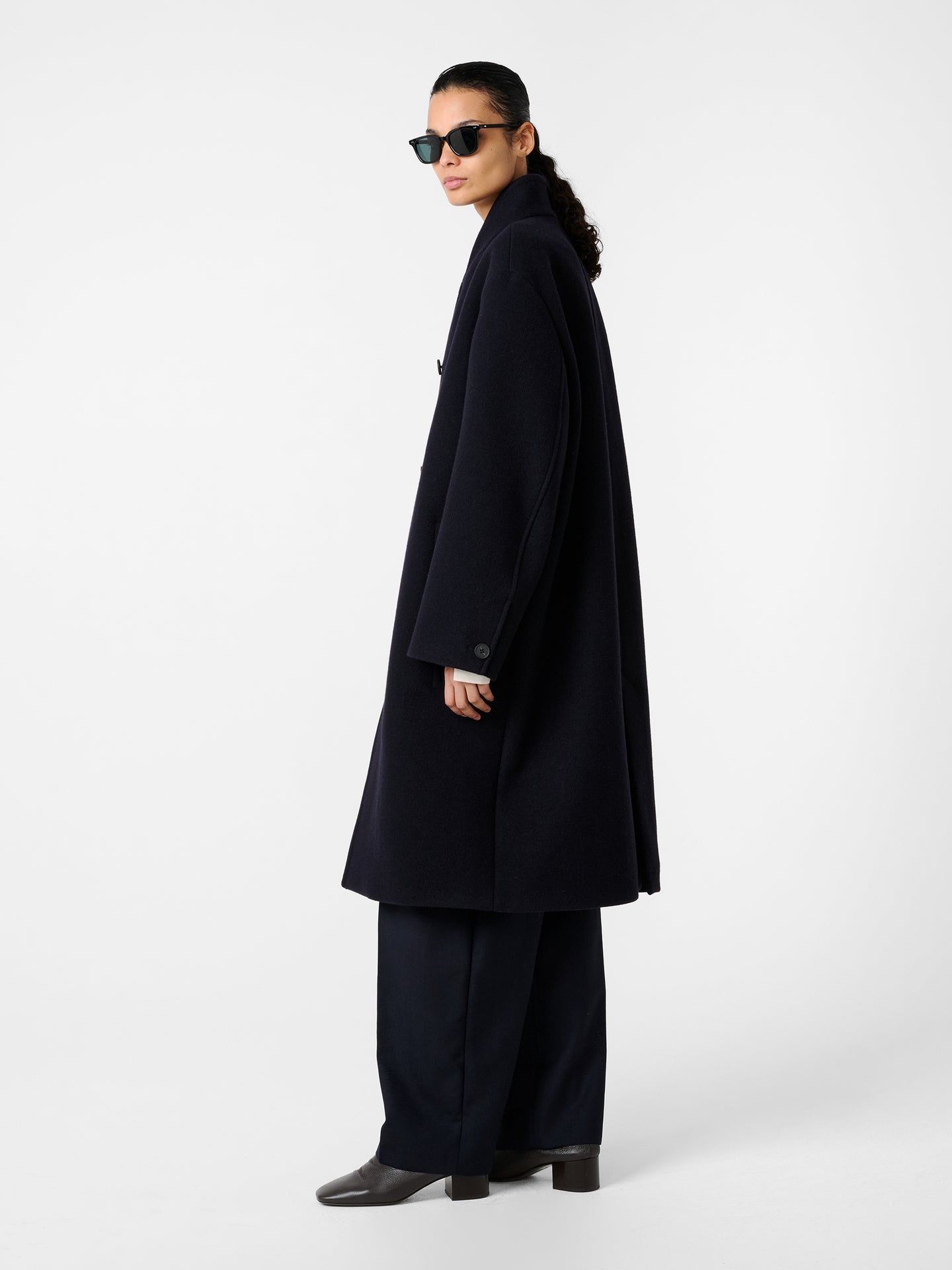 Morro Coat in Dark Navy