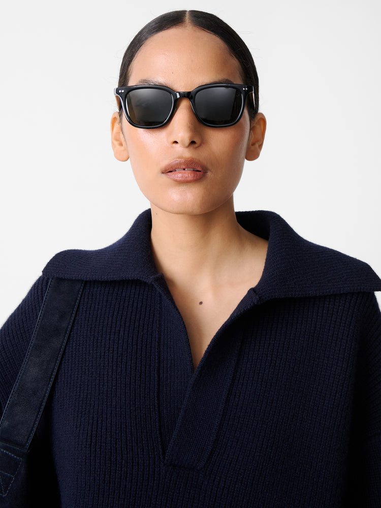 Nash Knit in Darkest Navy