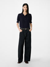 Neive Italian Denim Pant in Black - Studio Nicholson
