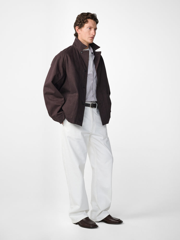 Newark Denim Jacket in Chocolate