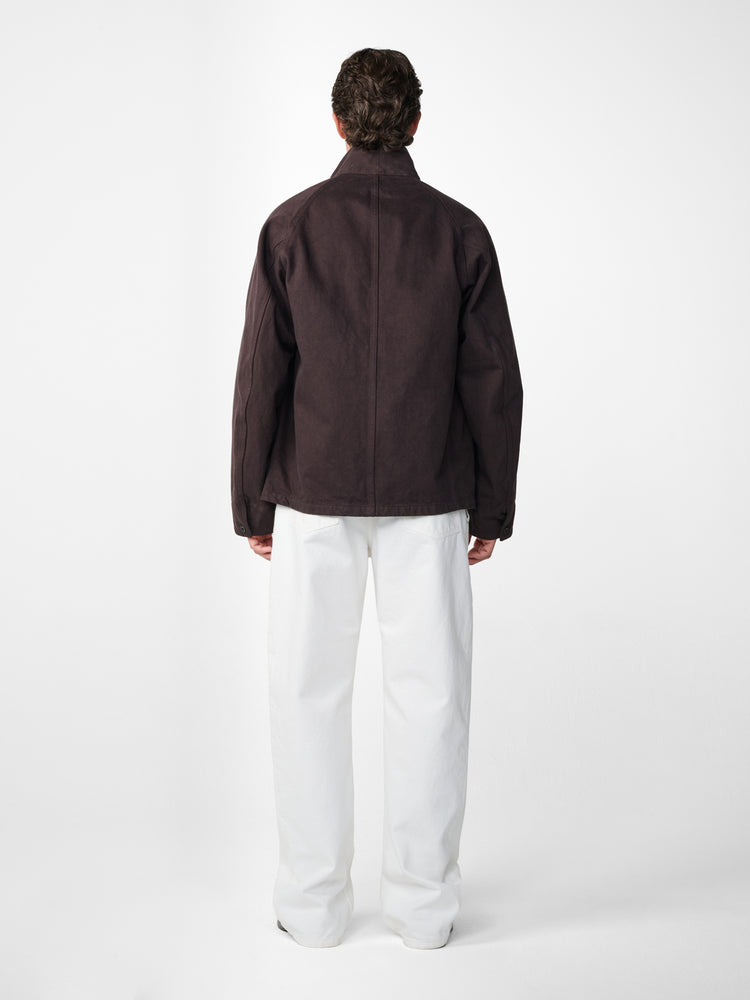 Newark Denim Jacket in Chocolate