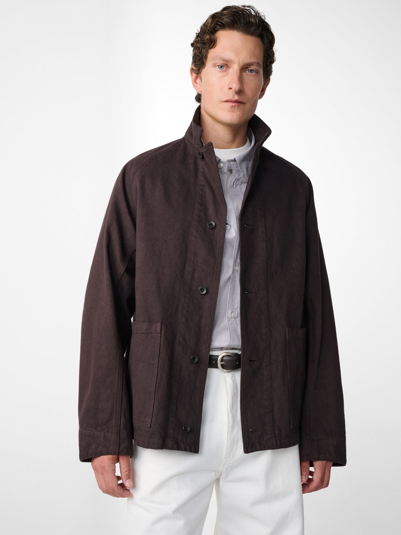 Newark Denim Jacket in Chocolate