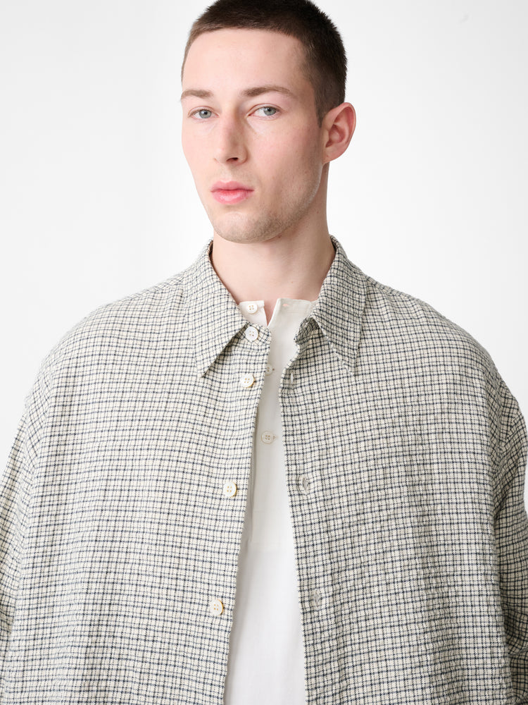 Nostra Shirt in Parchment / Black