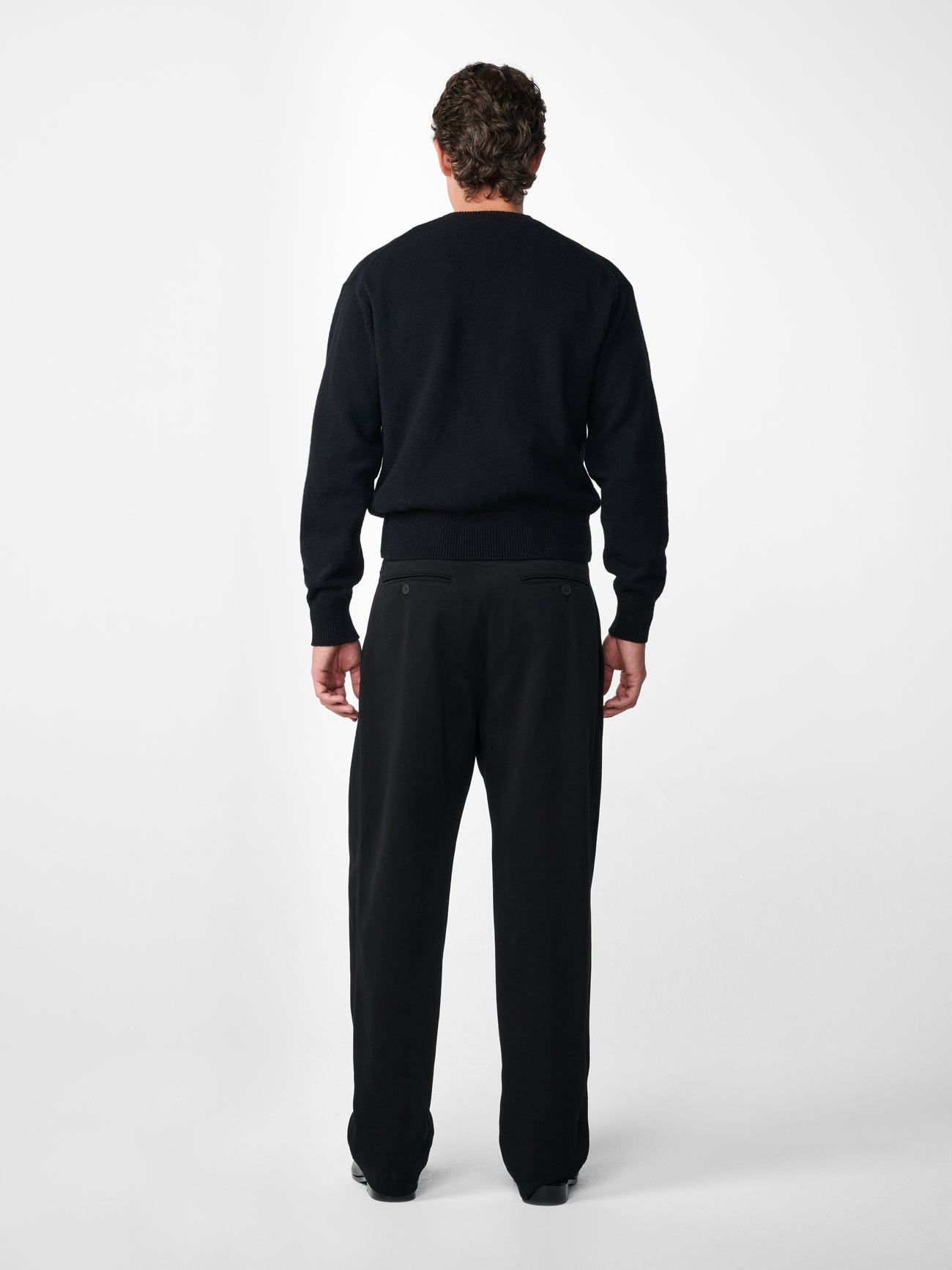 Nottingham Lambswool Knit in Black
