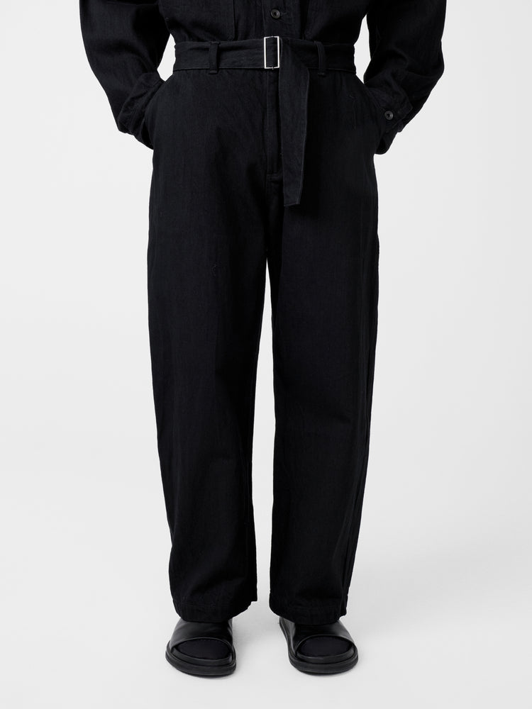 Now Denim Pant in Black | Volume Pant | Studio Nicholson