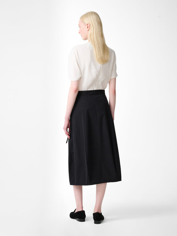 Orcha Cotton Skirt in Black