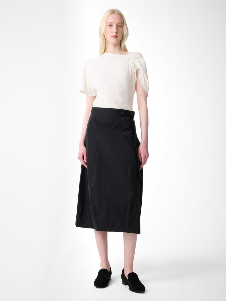 Orcha Cotton Skirt in Black