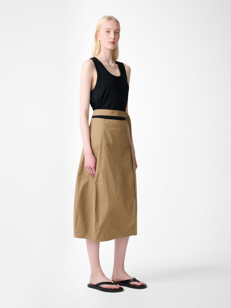 Orcha Cotton Skirt in Chino