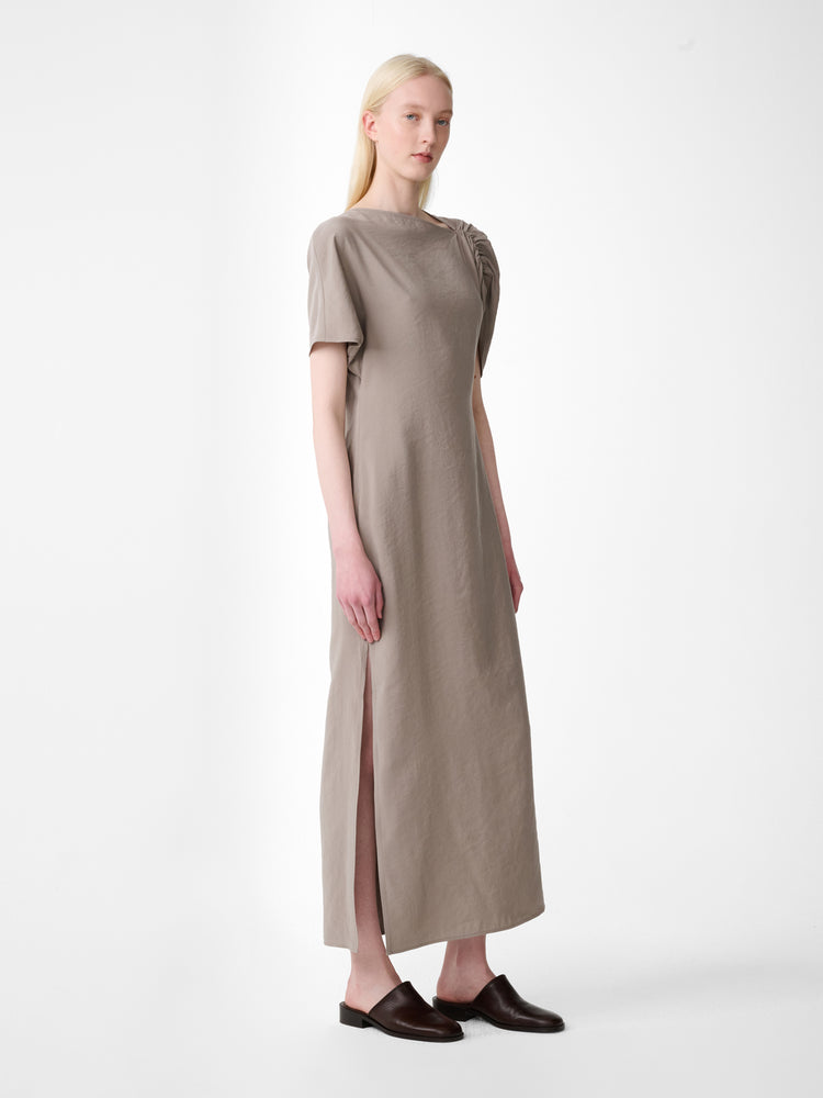 Palaestra Dress in Taupe
