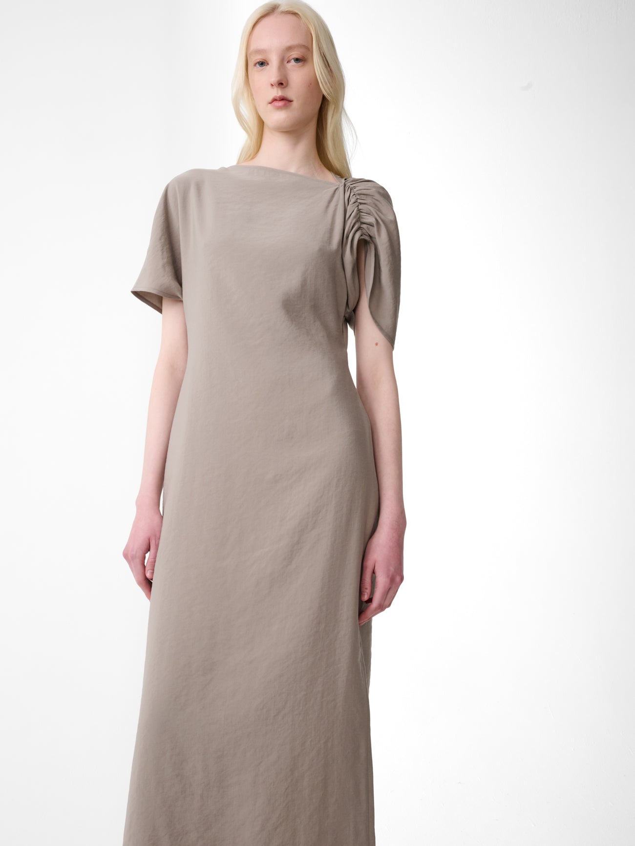 Palaestra Dress in Taupe — Studio Nicholson