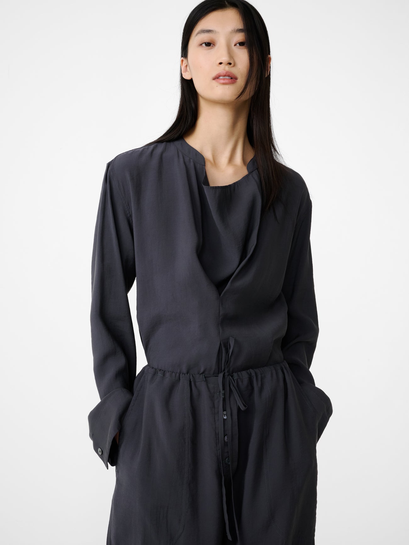 Pampa Top in Coal - Studio Nicholson