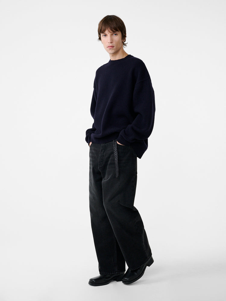 Paolo Denim Pant in Washed Black