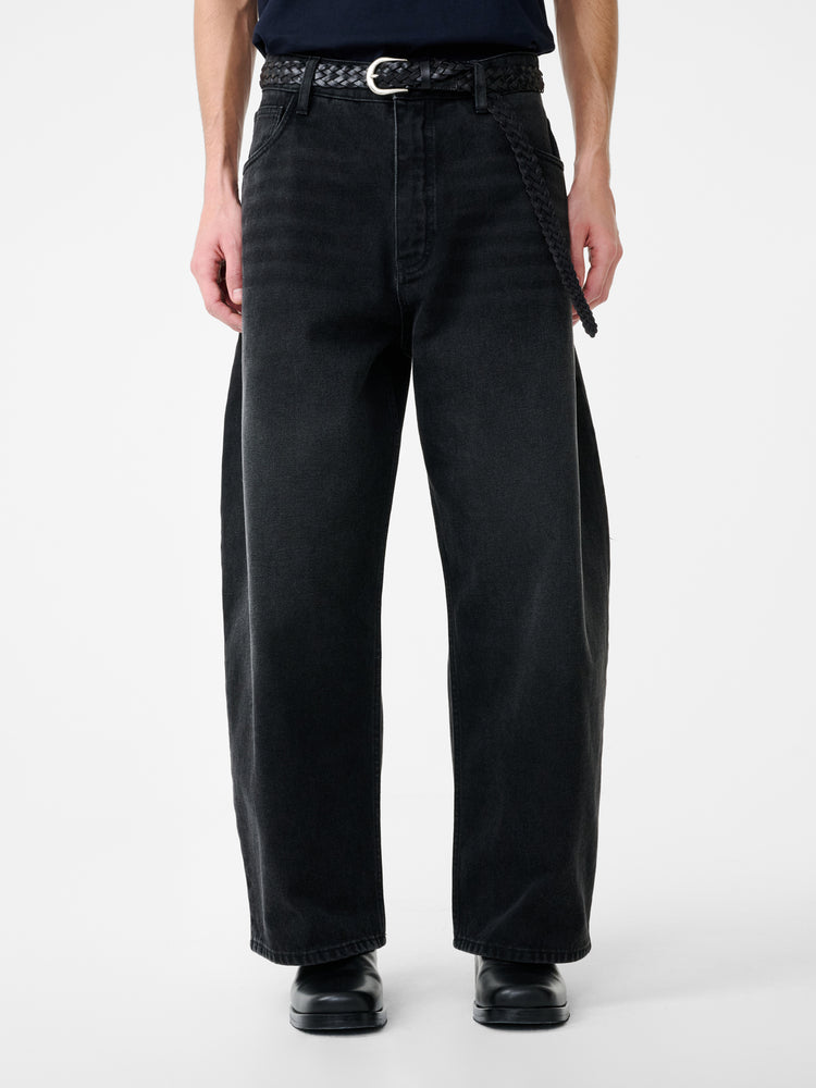Paolo Denim Pant in Washed Black - Studio Nicholson