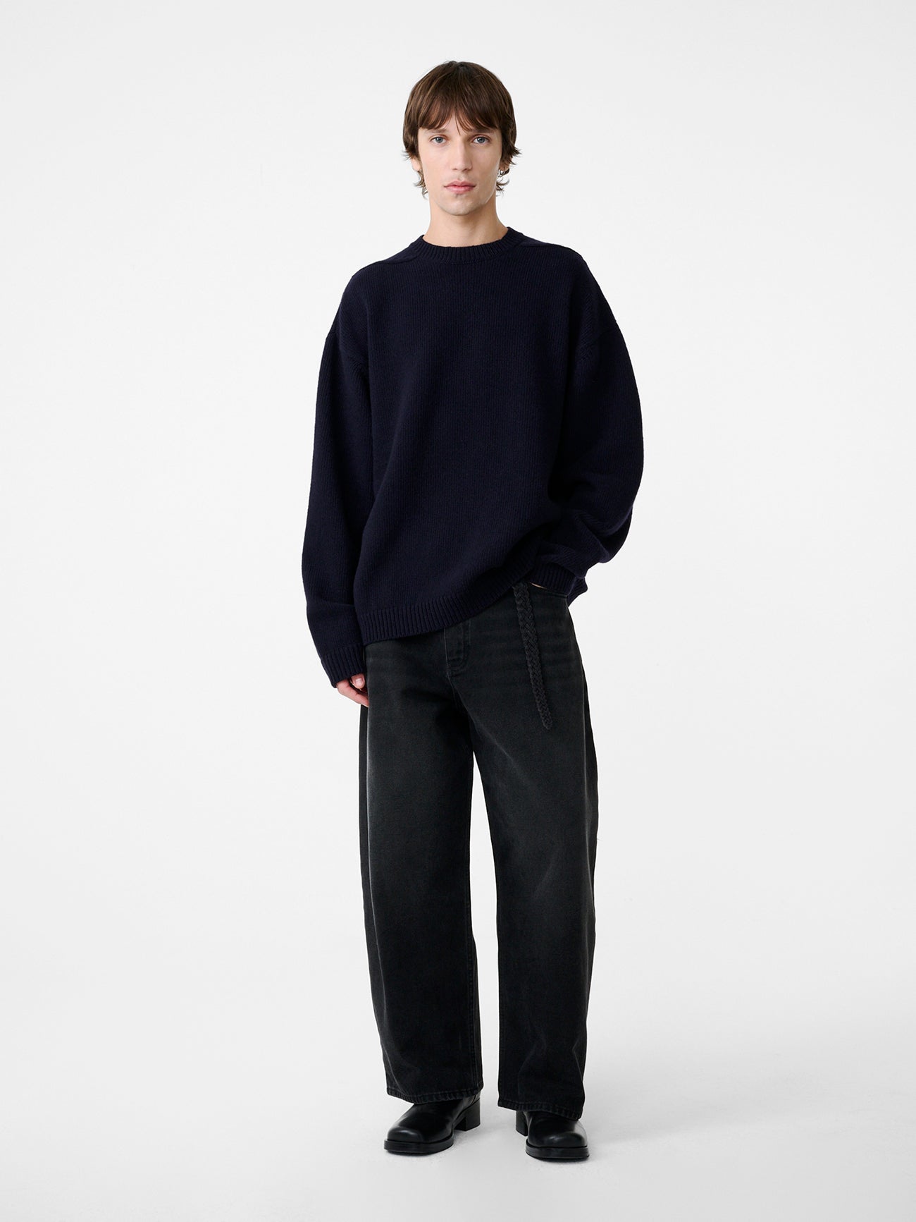 Paolo Denim Pant in Washed Black