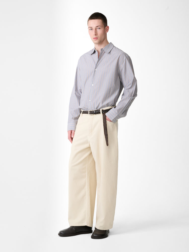 Paolo Corduroy Wide Leg Pant in Panna