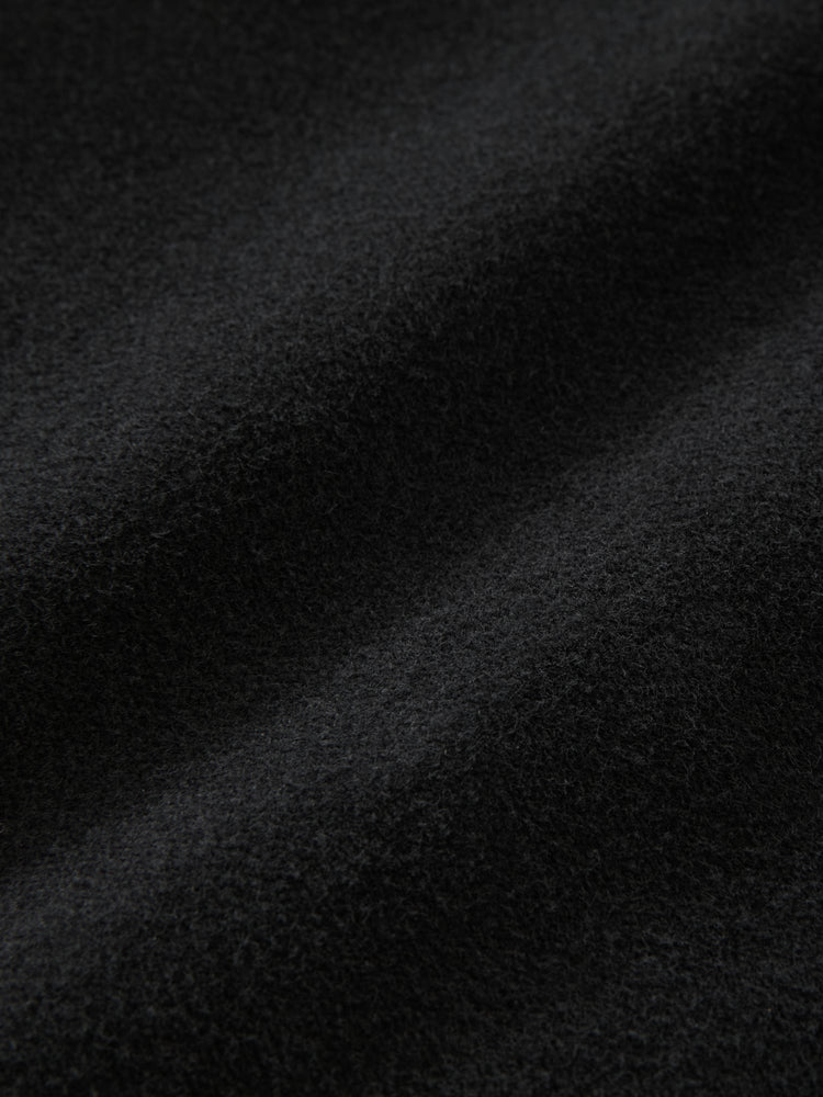 Paolo Moleskin Wide Leg Pant in Black