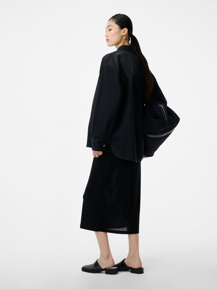 Paso Denim Shirt in Faded Black Wash - Studio Nicholson