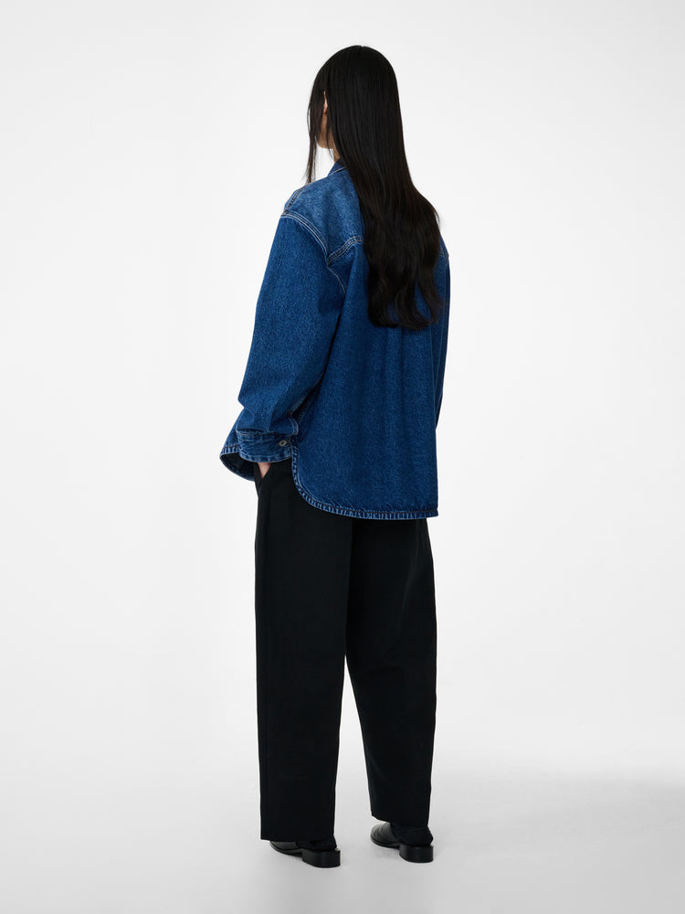 Paso Denim Shirt in Worn Wash Indigo