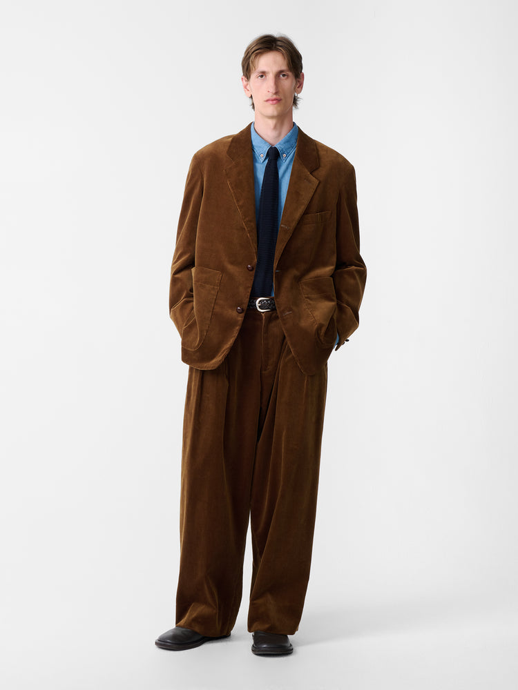 SN X BEAMS PLUS Paul Corduroy Jacket in Toffee