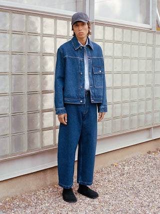 Petar Denim Jacket in Indigo Wash– Studio Nicholson