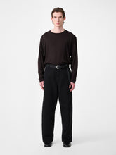 Pinhas Long Sleeve Jersey in Black Grape