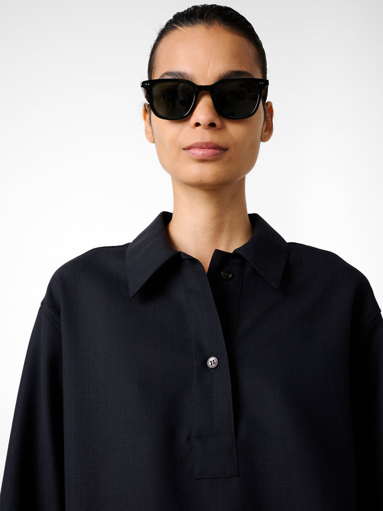 Pinole Shirt in Darkest Navy