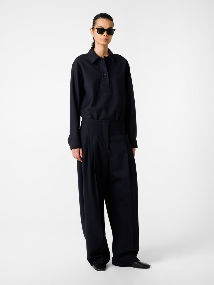 Pinole Shirt in Darkest Navy