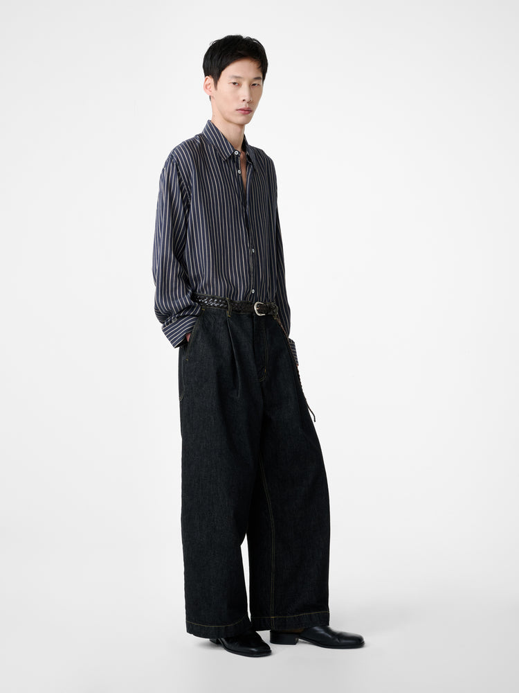 Puch Italian Denim Pant in Black - Studio Nicholson
