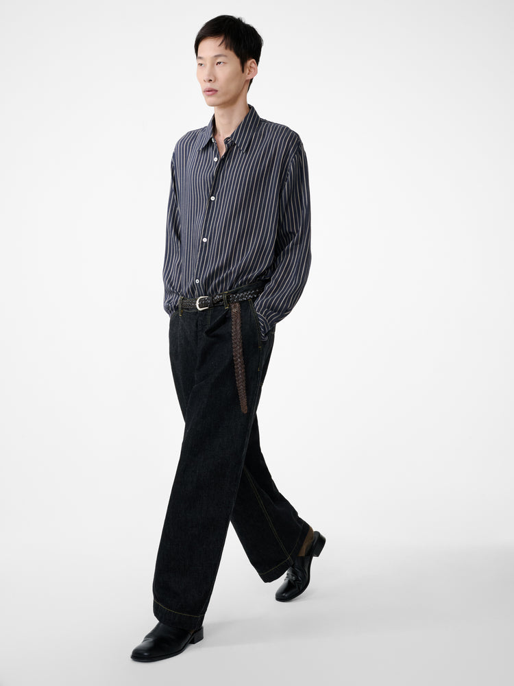 Puch Italian Denim Pant in Black - Studio Nicholson