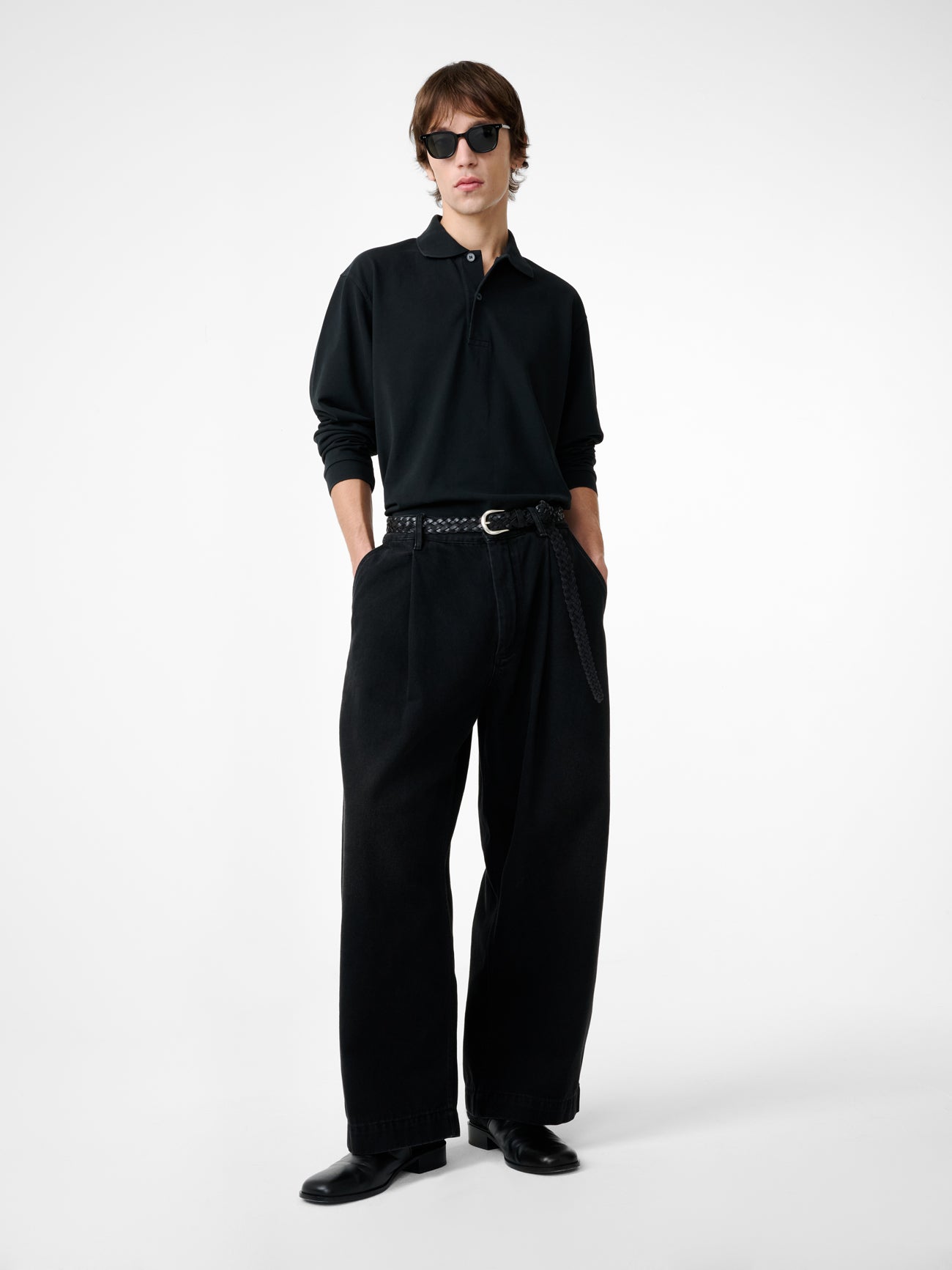 Puch Denim Pant in Washed Black