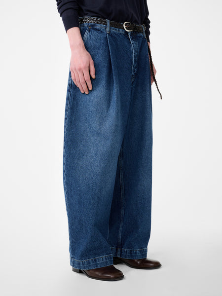 Puch Denim Pant in Worn Wash Indigo - Studio Nicholson