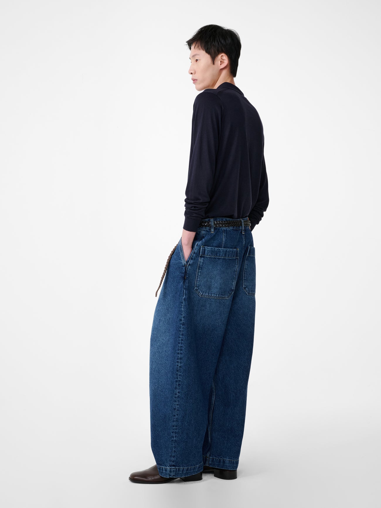 Puch Denim Pant in Worn Wash Indigo - Studio Nicholson