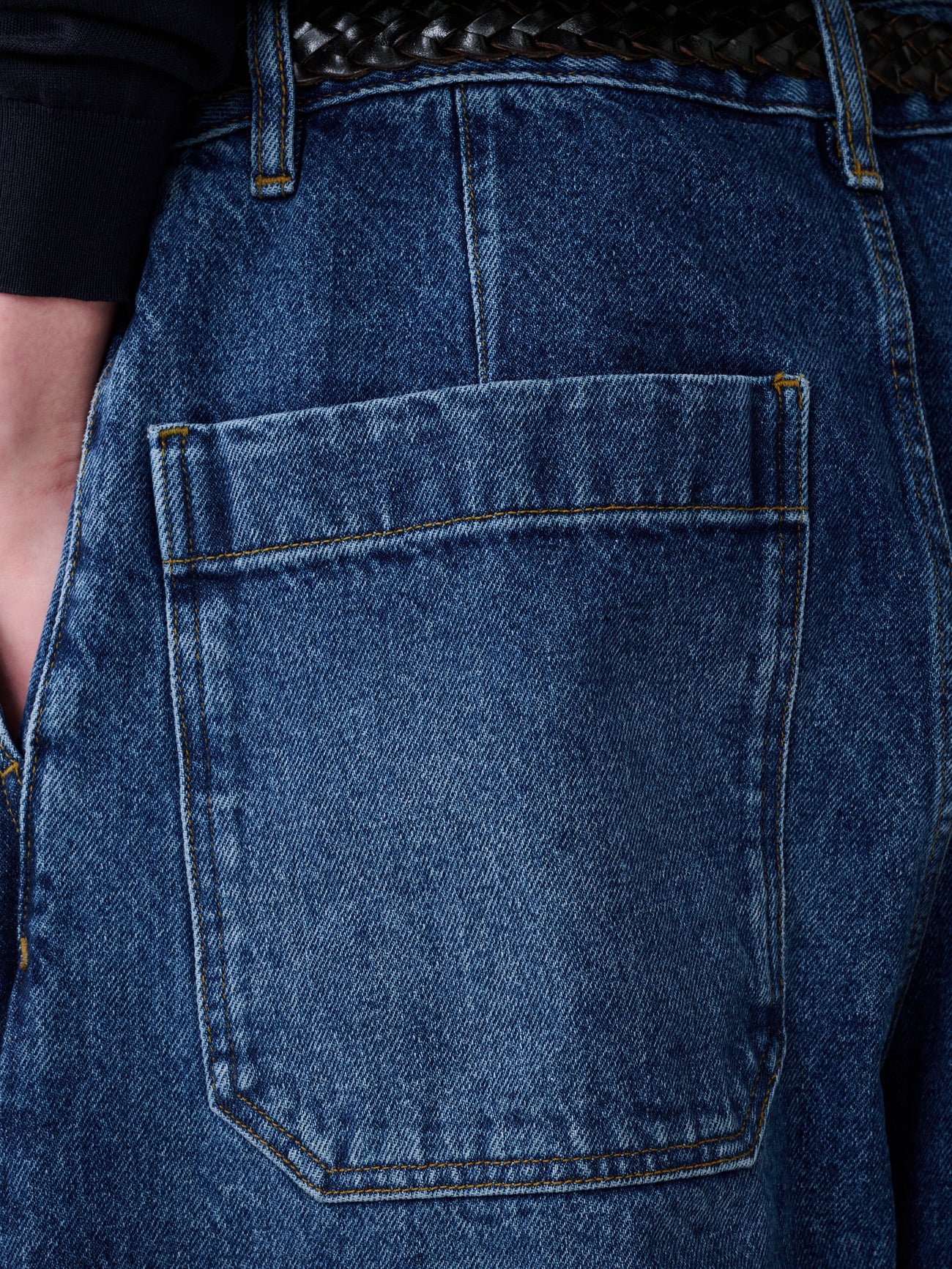 Puch Denim Pant in Worn Wash Indigo - Studio Nicholson