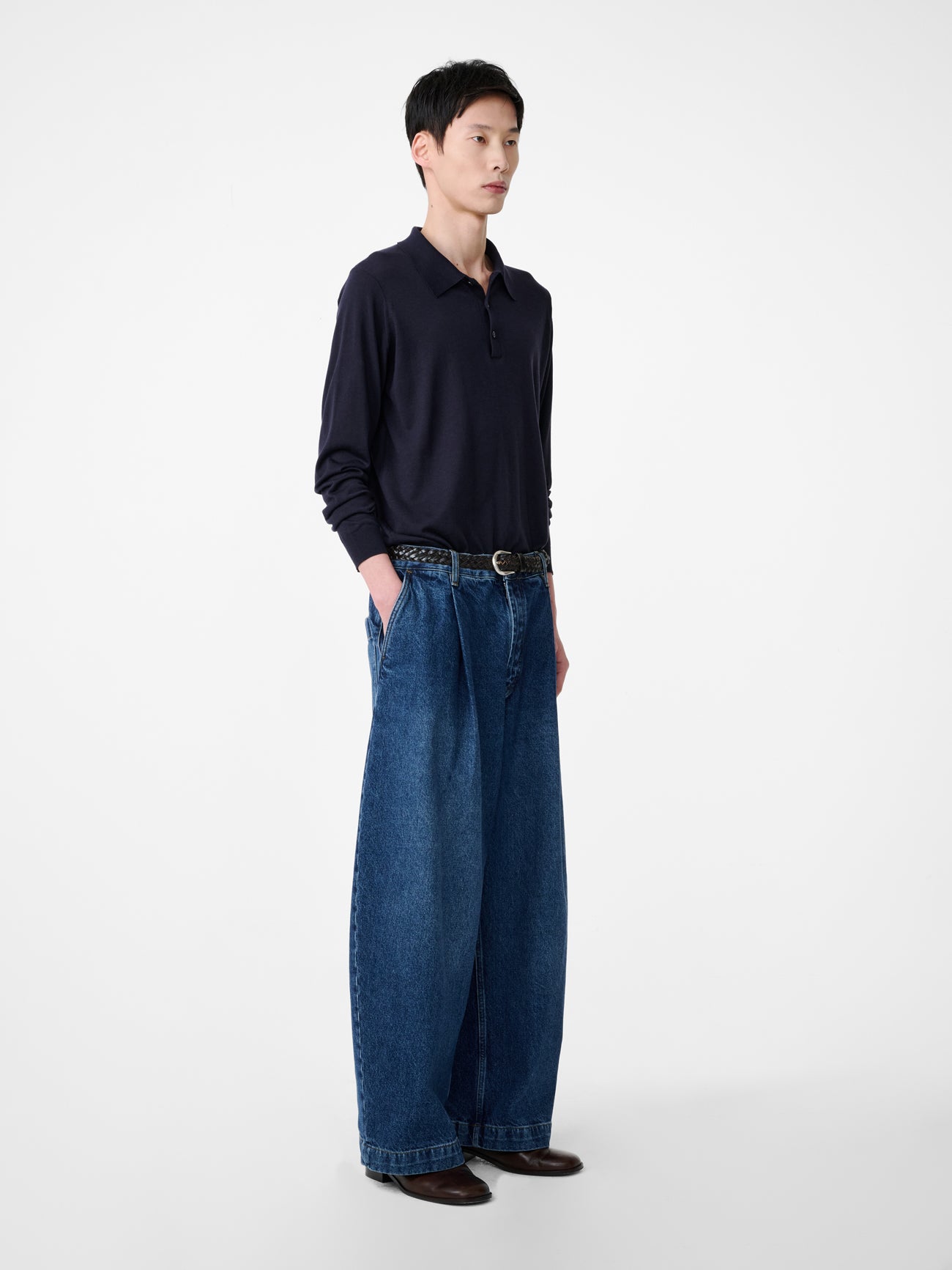 Puch Denim Pant in Worn Wash Indigo - Studio Nicholson