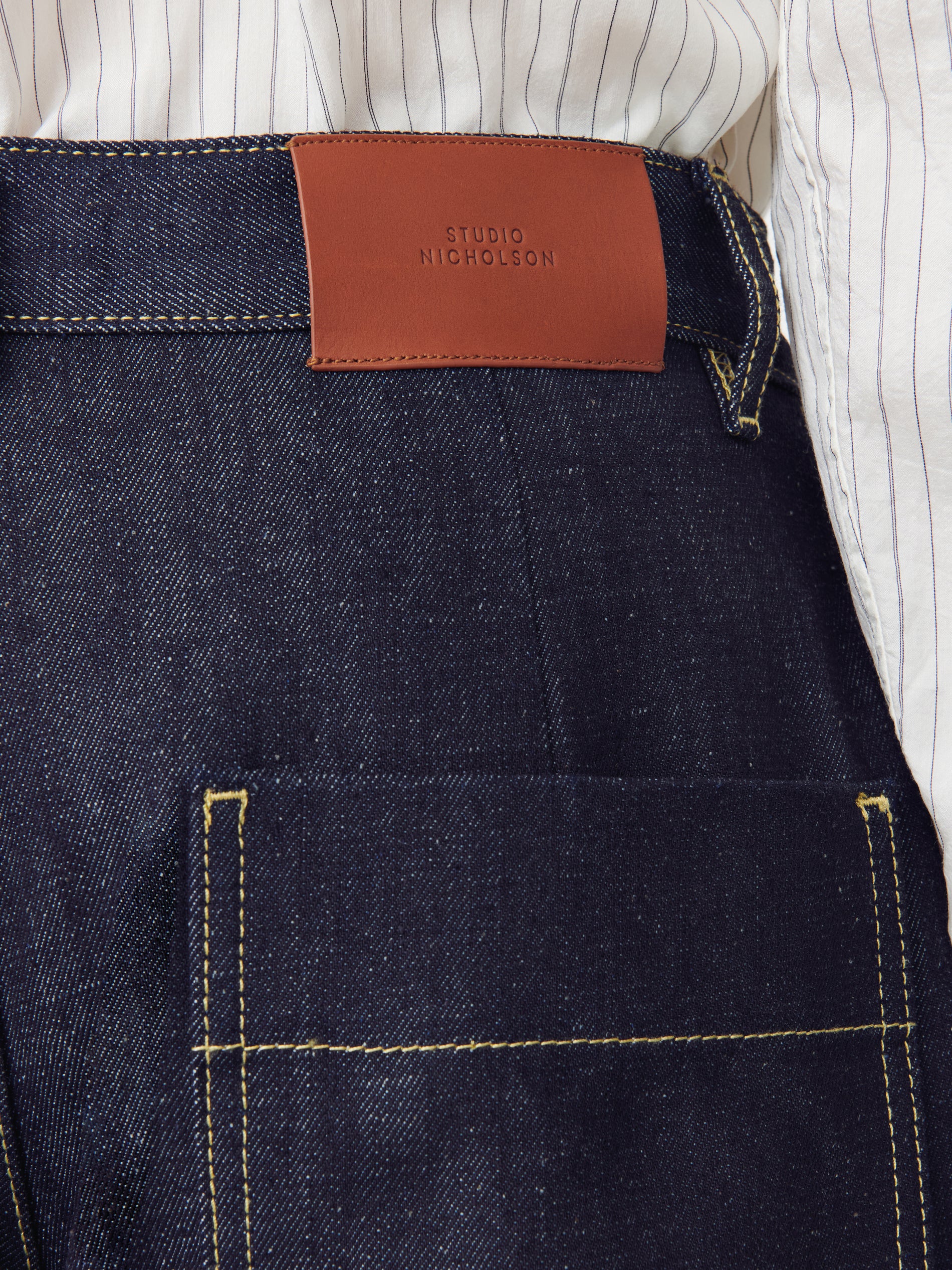 パンツ STUDIO NICHOLSON PYAD DENIM PANT INDIGO Pyad Denim Pant in Indigo– Studio Nicholson