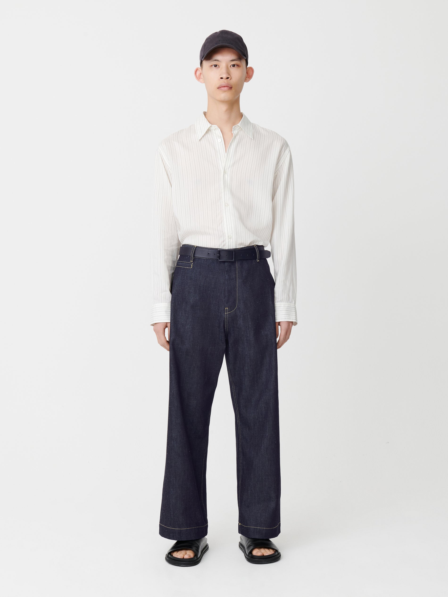 パンツ STUDIO NICHOLSON PYAD DENIM PANT INDIGO Pyad Denim Pant in Indigo– Studio Nicholson