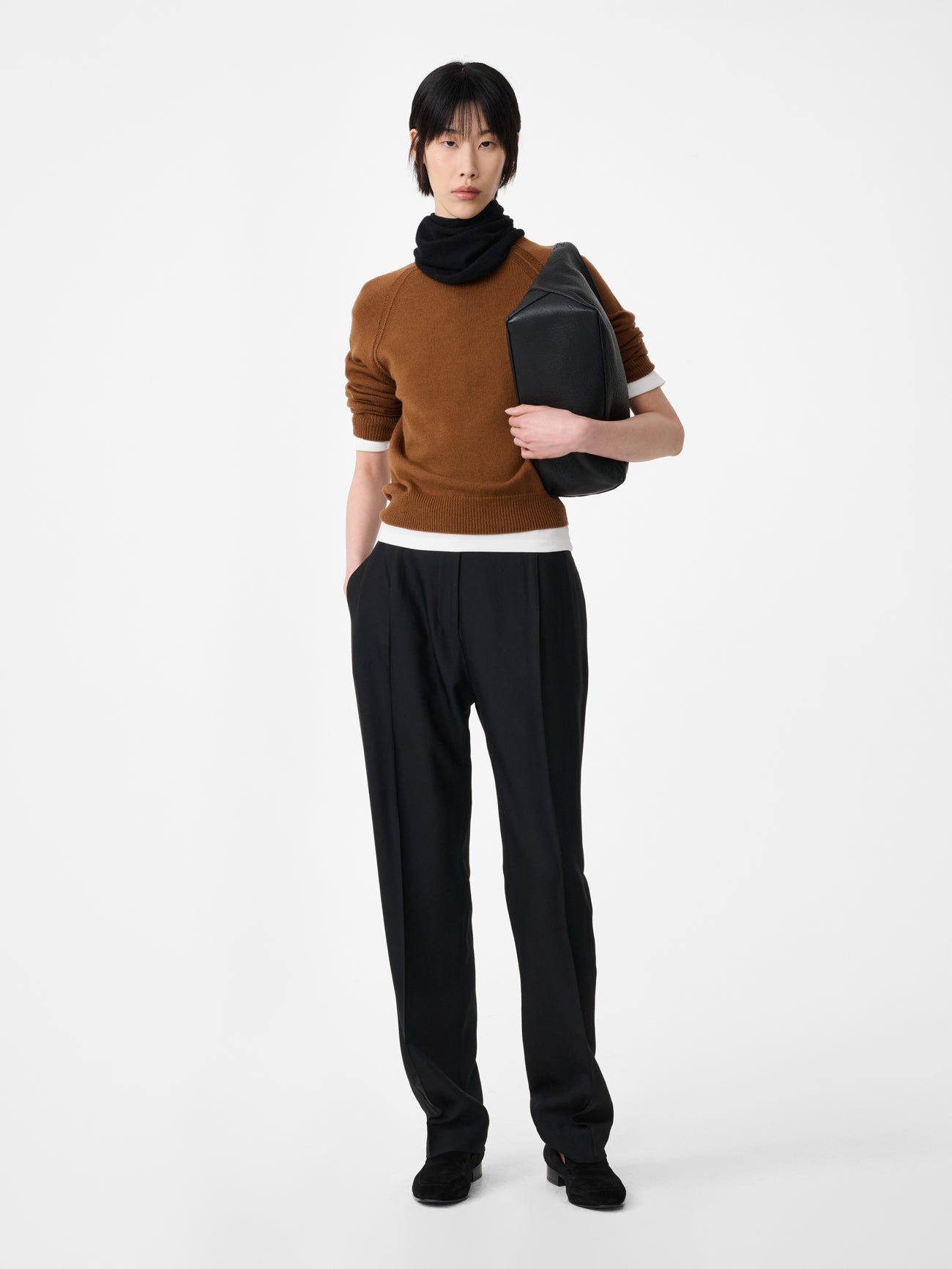Quarte Tailored Pant in Black