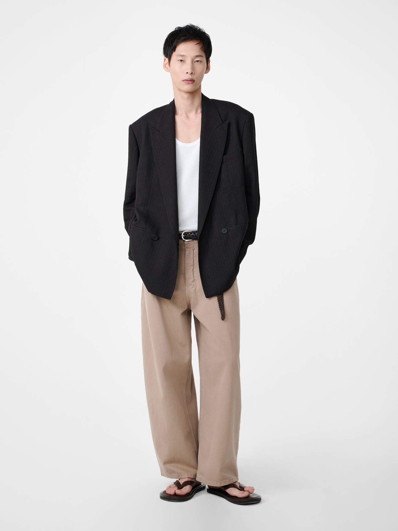 Razim Jersey in Parchment - Studio Nicholson