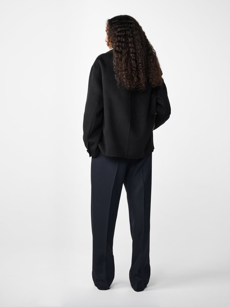Rhine Wool Jacket in Black