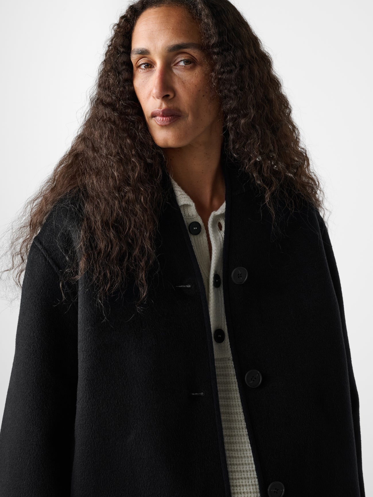 Rhine Wool Jacket in Black