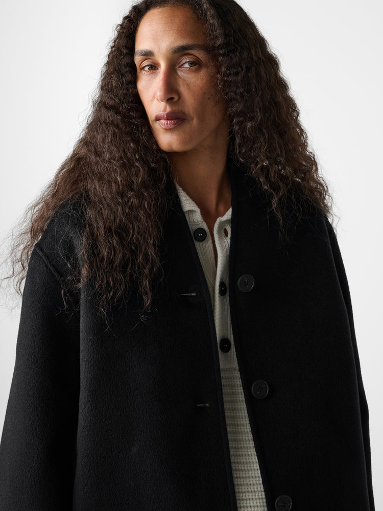 Rhine Wool Jacket in Black