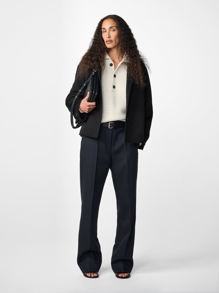 Rhine Wool Jacket in Black