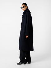 Ria Coat in Dark Navy