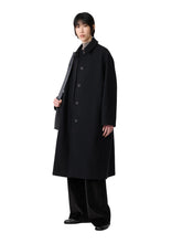 Ria Wool Melton Coat in Black