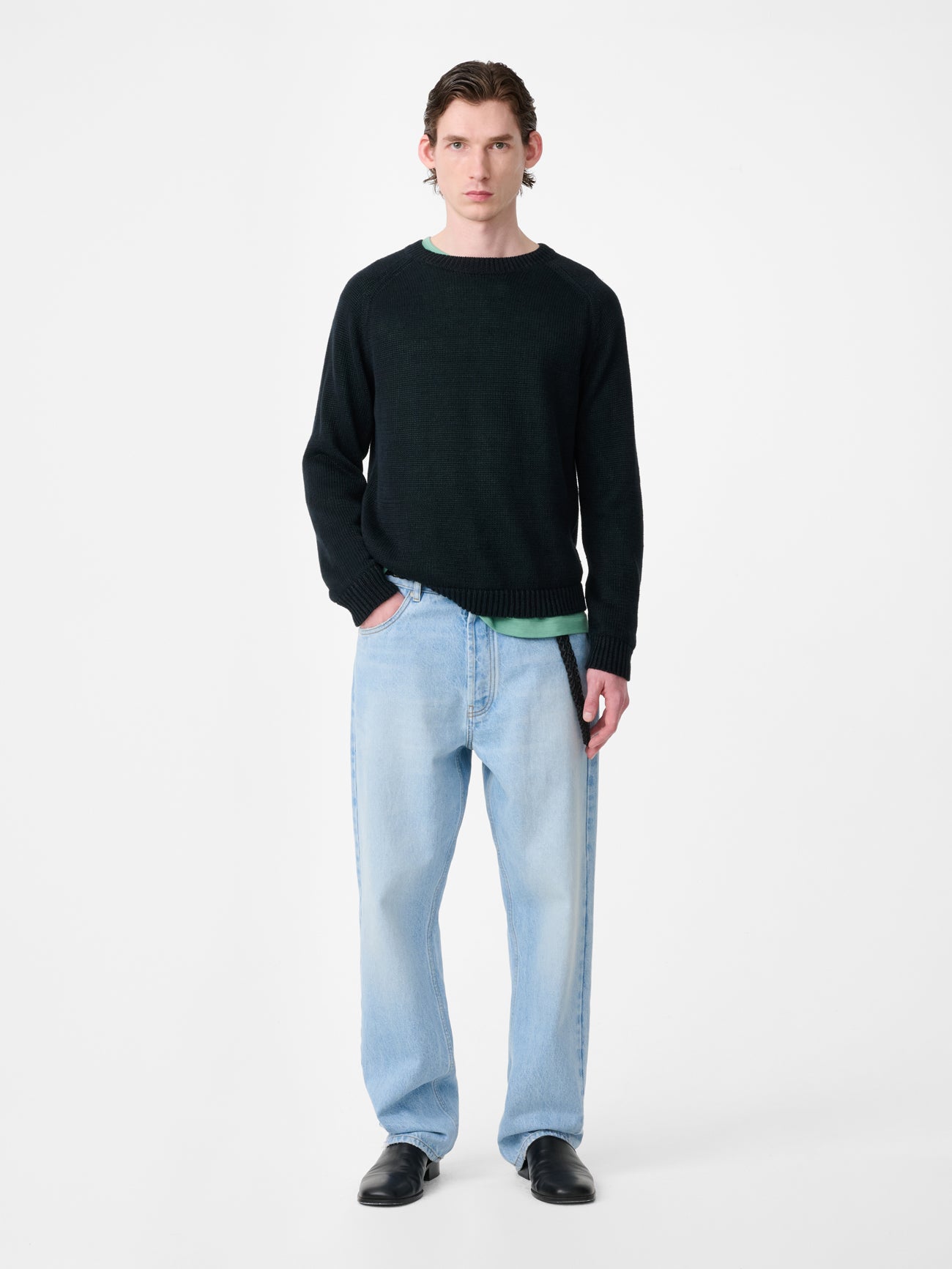 Riso Denim Pant in Bleached Wash