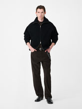 Riso Corduroy Straight Leg Pant in Coffee